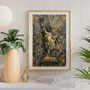 Luxury Louis Vuitton City Statue of Liberty 11x17 Art Print